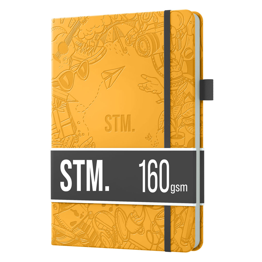 Bullet Journal Home First – A5, 160 Pages à Points, Couverture Effet Marbré, Neuf