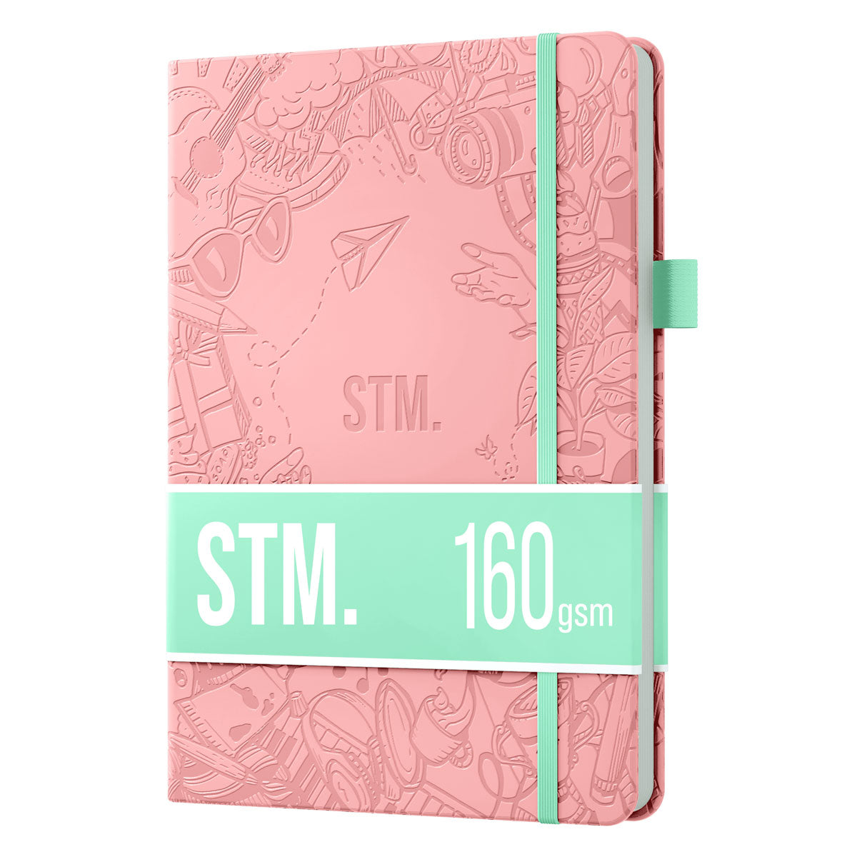 Bullet Dotted Journal Notebook Scribbles That Matter Vegan Leather Teal w/  Cover