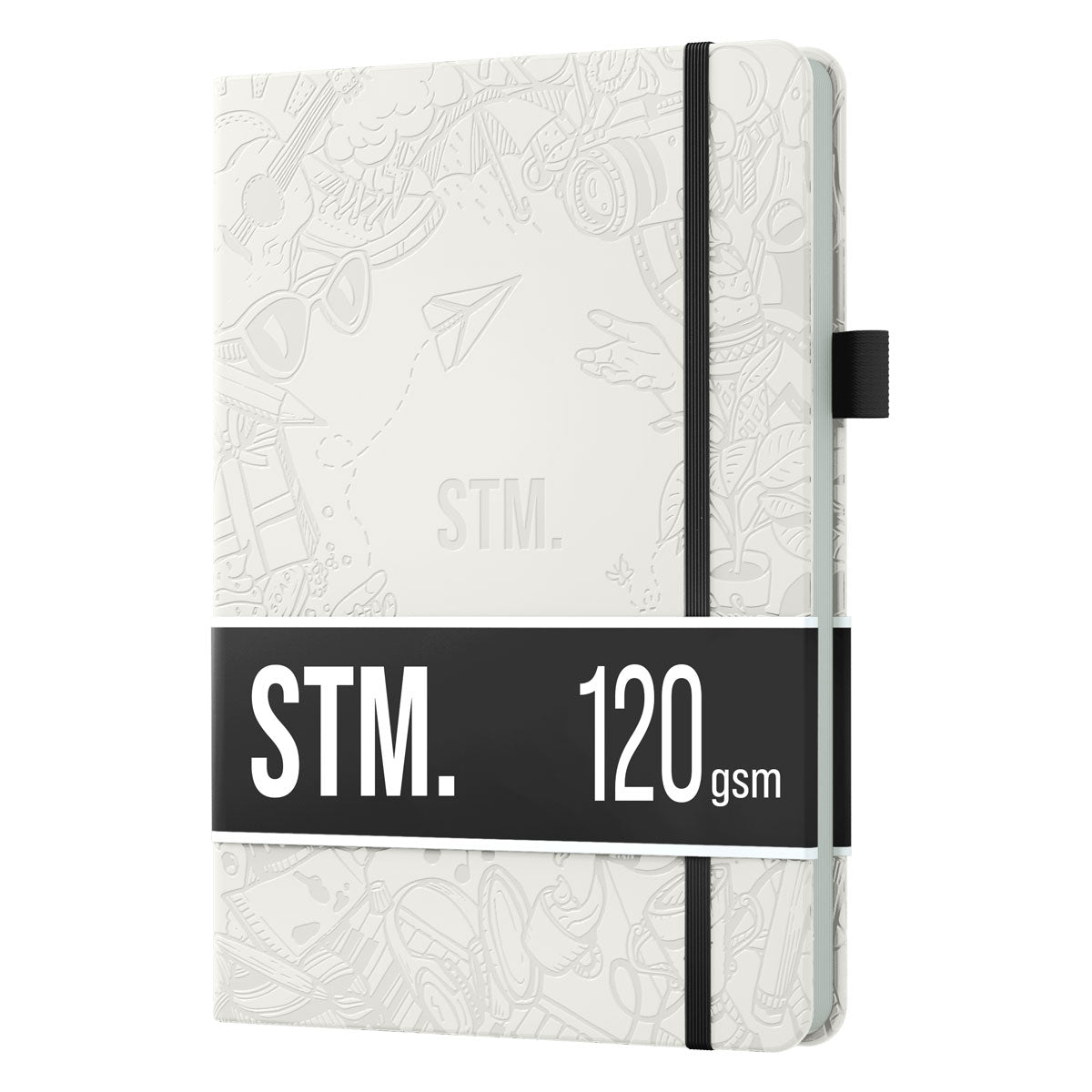 VIVID SCRIBBLES Dotted Journal – 160gsm Bleed Proof Thick White Paper – 200  Numbered Dot Grid Pages – 5.8 x 8.3 inch Dotted Bullet Notebook